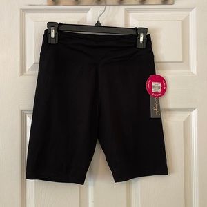 Black biker shorts